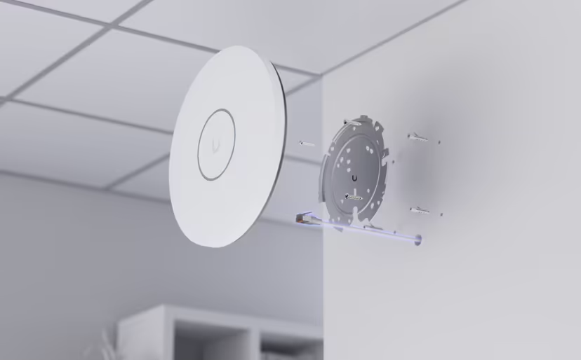 Wall mounting with Ethernet and PoE