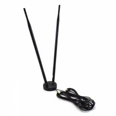 3G/4G LTE 9dBi Antenne Double Omni Intérieure TS9 3m