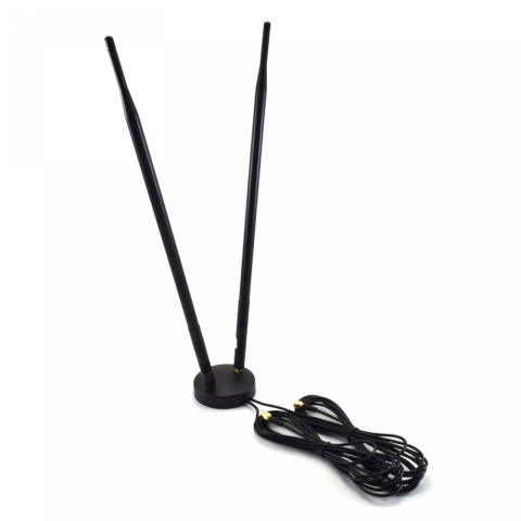4G LTE 9dBi Antenne Double Omni Intérieure SMA Male, 3m