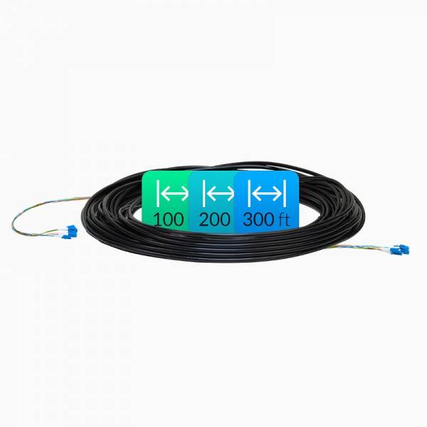 Ubiquiti câble en fibre, monomode, 300ft