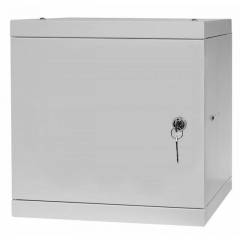 Armoire à Crémaillère 10" 6U, 300mm, Porte Pleine, Gris