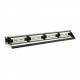 Panneau de raccordement Cat5e UTP 24-Port RJ-45 19" 1U Noir