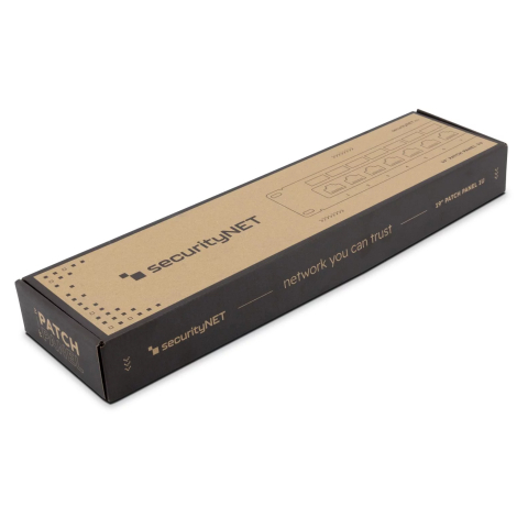 Panneau de brassage Cat6 UTP 24-Port RJ-45 19" 1U avec étagère