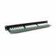 Panneau de brassage Cat6 UTP 24-Port RJ-45 19" 1U avec étagère