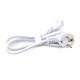 Cordon d'alimentation C5 EU Plug blanc 65cm