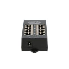 Injecteur POE 4 Ports Boîtier Noir