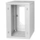 Armoire à Crémaillère 10" 9U, 300mm, Porte Vitrée, Gris