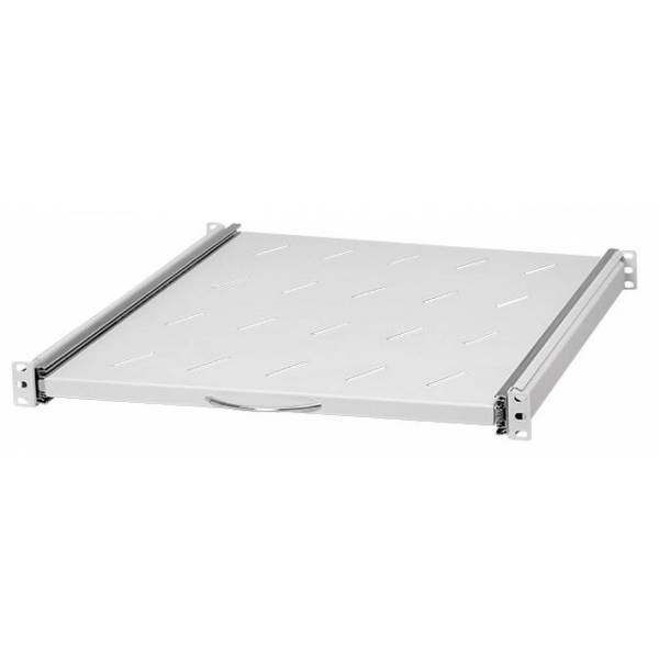 Tablette extractible 19" 1U, 550mm, Gris