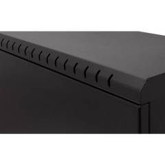 Armoire à Crémaillère 19" 3U+4U, 180mm, Noir