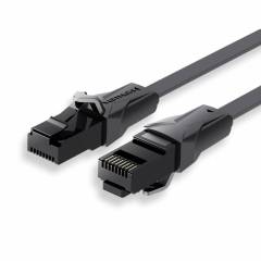 Câble patch Plat UTP Cat6 0.75m noir