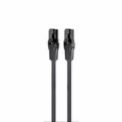 Câble patch Plat UTP Cat6 1m noir