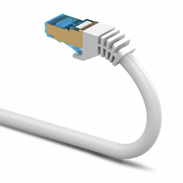 Câble patch SSTP Cat7 2m gris