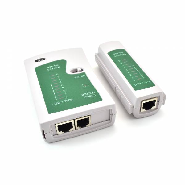 TESTEUR DE CÂBLE RÉSEAU LAN RJ45 & RJ11