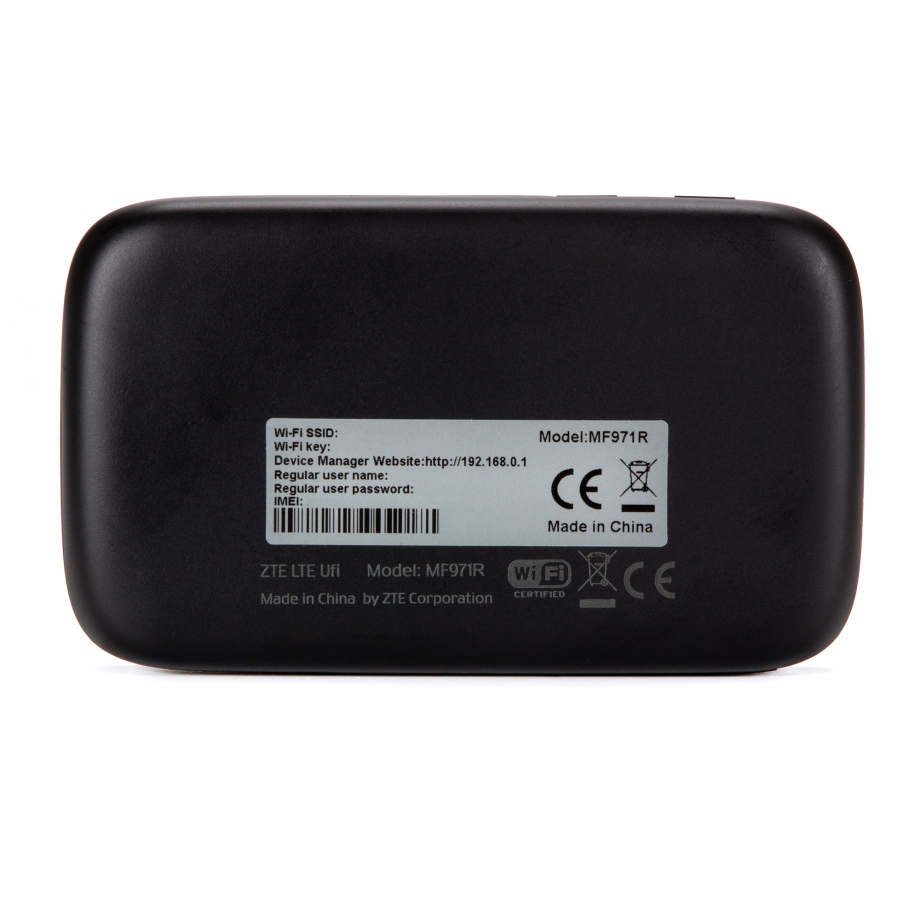 ZTE MF971R LTE6 Mobile WiFi noir