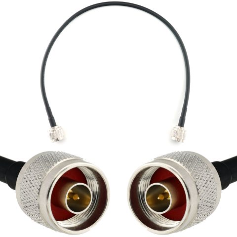 N mâle vers N mâle 50cm câble coaxial — HF240 (équivalent à LMR240)