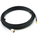 SMA mâle vers N mâle 10m câble coaxial — HF240 (équivalent à LMR240)