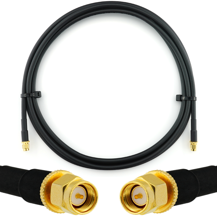 SMA mâle vers SMA mâle 3m câble coaxial — HF240 (équivalent à LMR240)