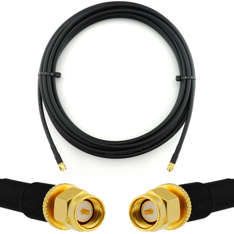 SMA mâle vers SMA mâle 7m câble coaxial — HF240 (équivalent à LMR240)