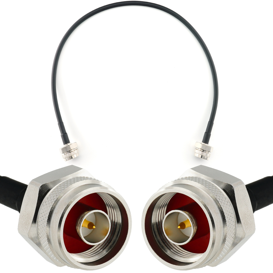 N mâle vers N mâle Hex 50cm câble coaxial — HF240 (équivalent à LMR240)