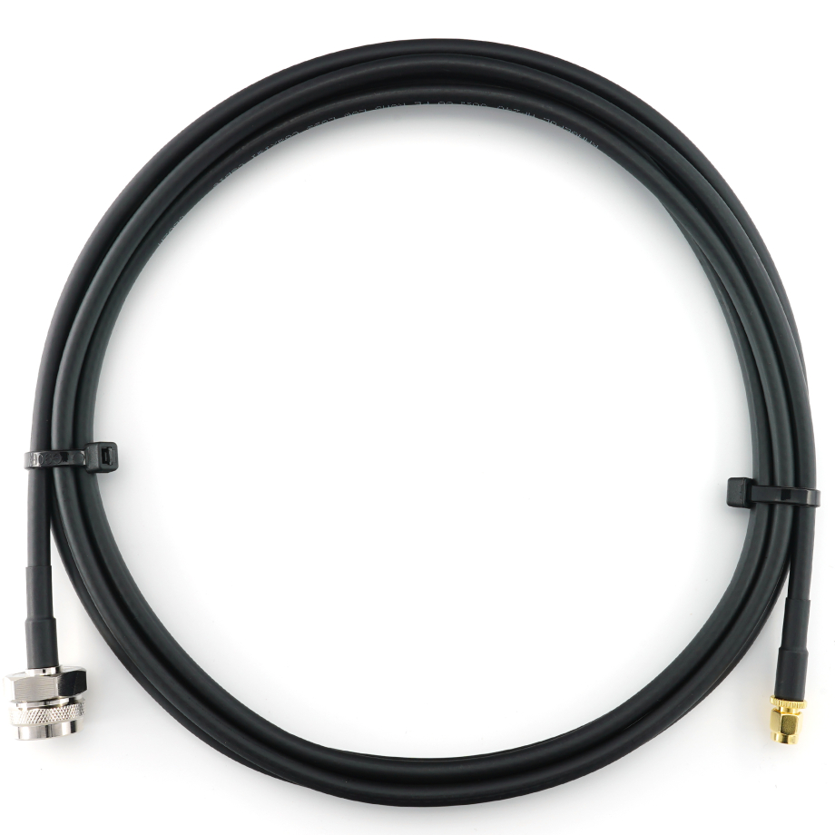 SMA mâle vers N mâle Hex 1m câble coaxial — HF240 (équivalent à LMR240)