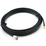 SMA mâle vers N mâle Hex 5m câble coaxial — HF240 (équivalent à LMR240)