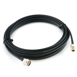 N mâle Hex vers N femelle 10m câble coaxial — HF240 (équivalent à LMR240)