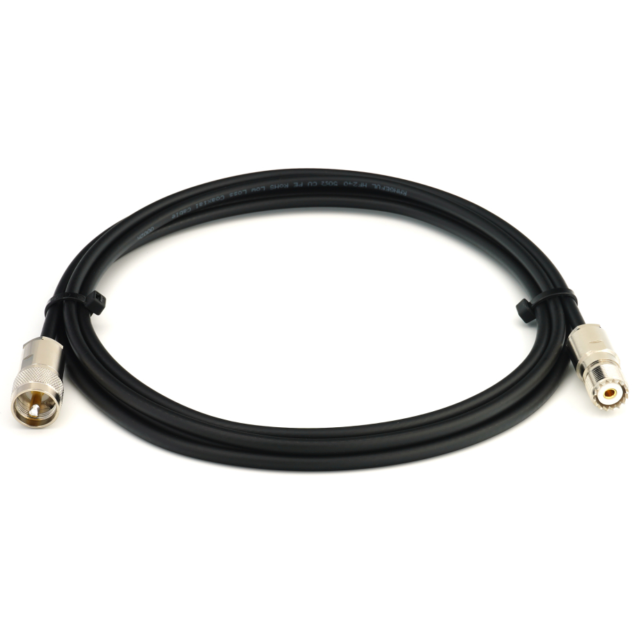 PL259 vers SO239 3m UHF CB Radio câble coaxial — HF240 (équivalent à LMR240)