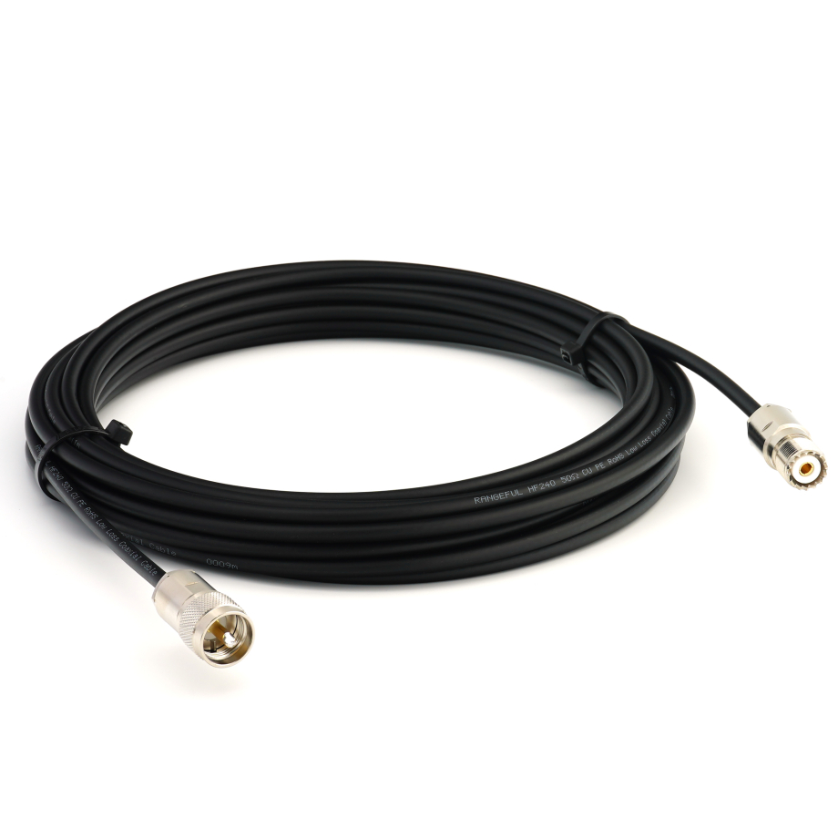 PL259 vers SO239 10m UHF CB Radio câble coaxial — HF240 (équivalent à LMR240)