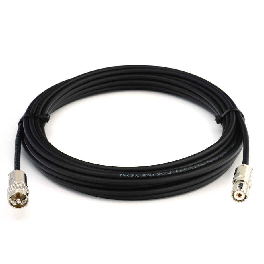 PL259 vers SO239 10m UHF CB Radio câble coaxial — HF240 (équivalent à LMR240)