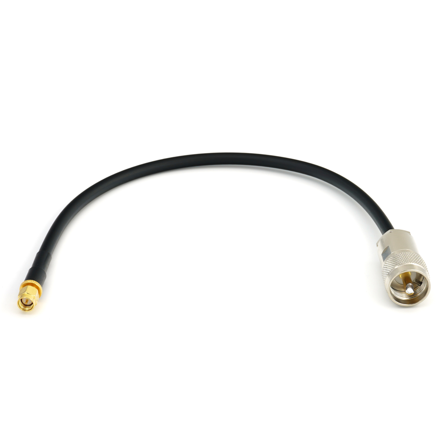 SMA Male vers PL259 30cm UHF CB Radio Flexible Coaxial Cable — HF240 (équivalent à LMR240)