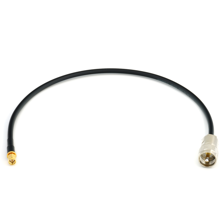 SMA Male vers PL259 50cm UHF CB Radio Flexible Coaxial Cable — HF240 (équivalent à LMR240)