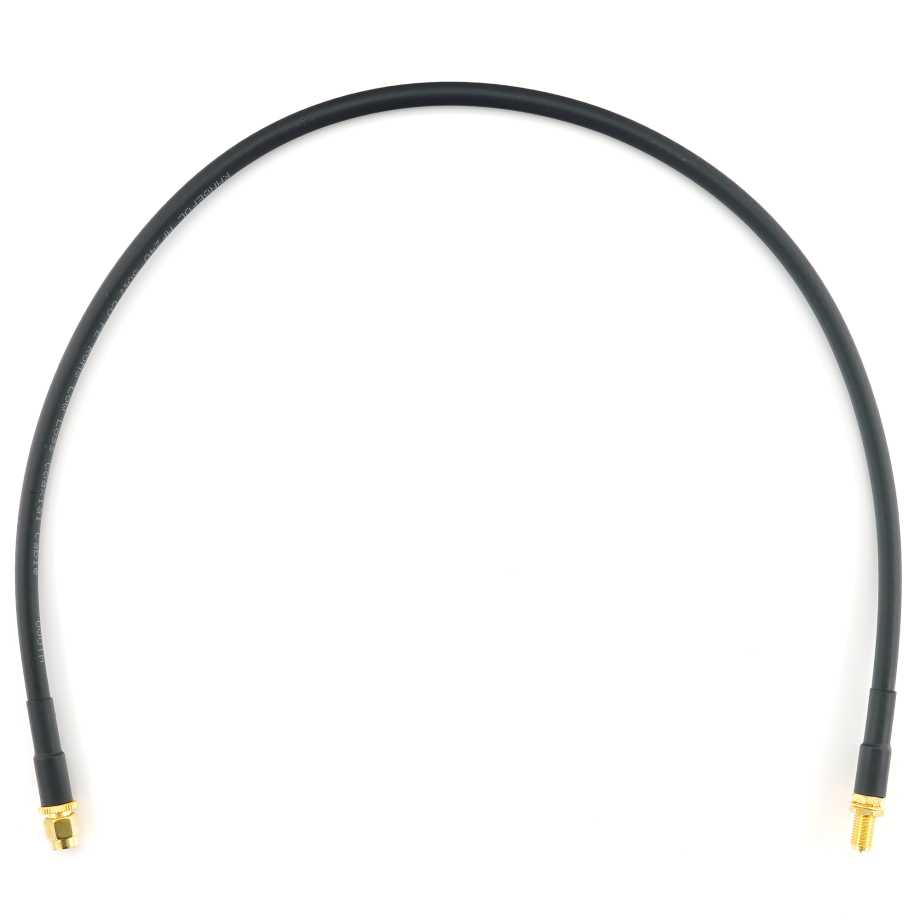 RP-SMA mâle vers RP-SMA femelle 50cm câble coaxial — HF240 (équivalent à LMR240)