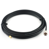 RP-SMA mâle vers N mâle 15m câble coaxial — HF240 (équivalent à LMR240)