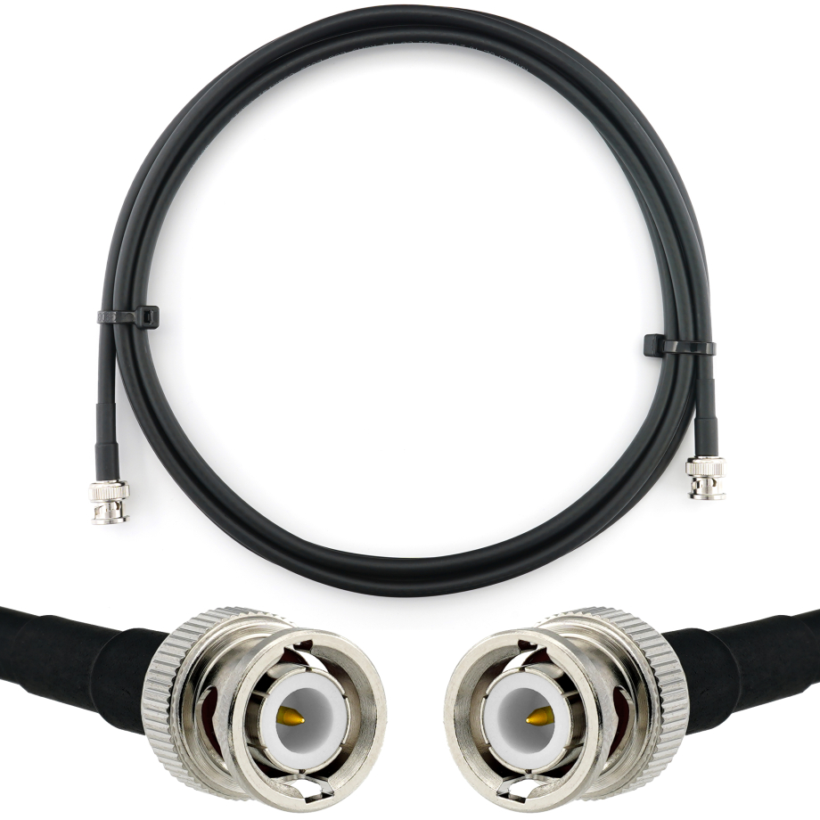 BNC mâle vers BNC mâle 1m câble coaxial — HF240 (équivalent à LMR240)