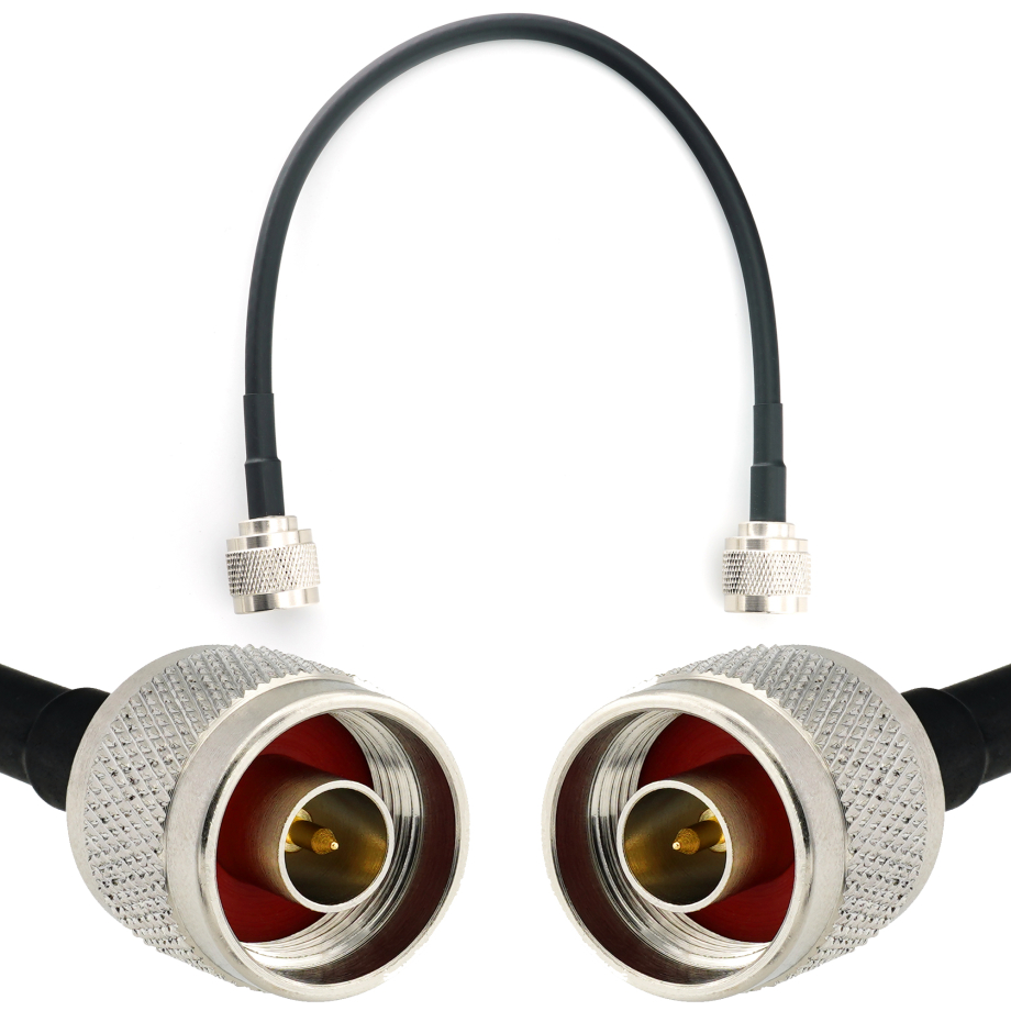 BNC mâle vers BNC mâle 15m câble coaxial — HF240 (équivalent à LMR240)