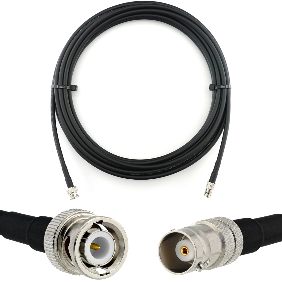 BNC mâle vers BNC femelle 7m câble coaxial — HF240 (équivalent à LMR240)