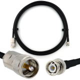 BNC mâle vers PL259 3m UHF câble coaxial — HF240 (équivalent à LMR240)