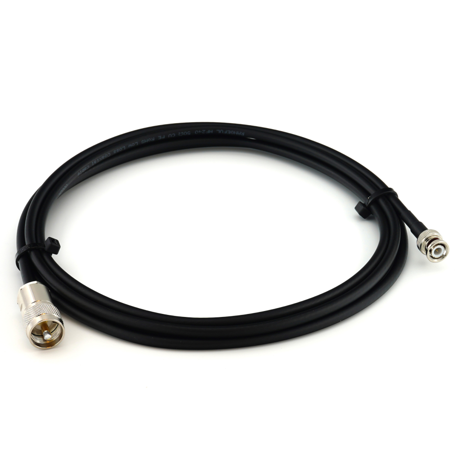 BNC mâle vers PL259 3m UHF câble coaxial — HF240 (équivalent à LMR240)
