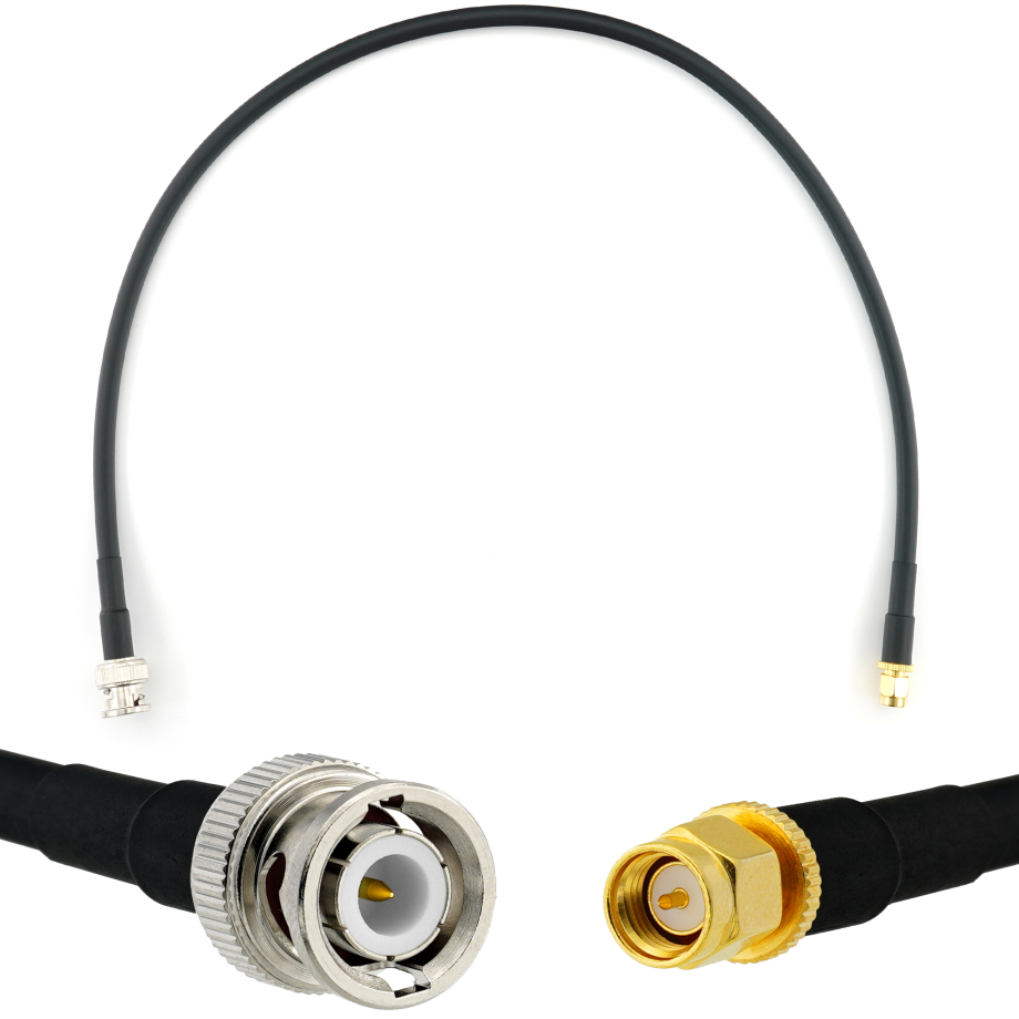 BNC mâle vers SMA mâle 50cm câble coaxial — HF240 (équivalent à LMR240)