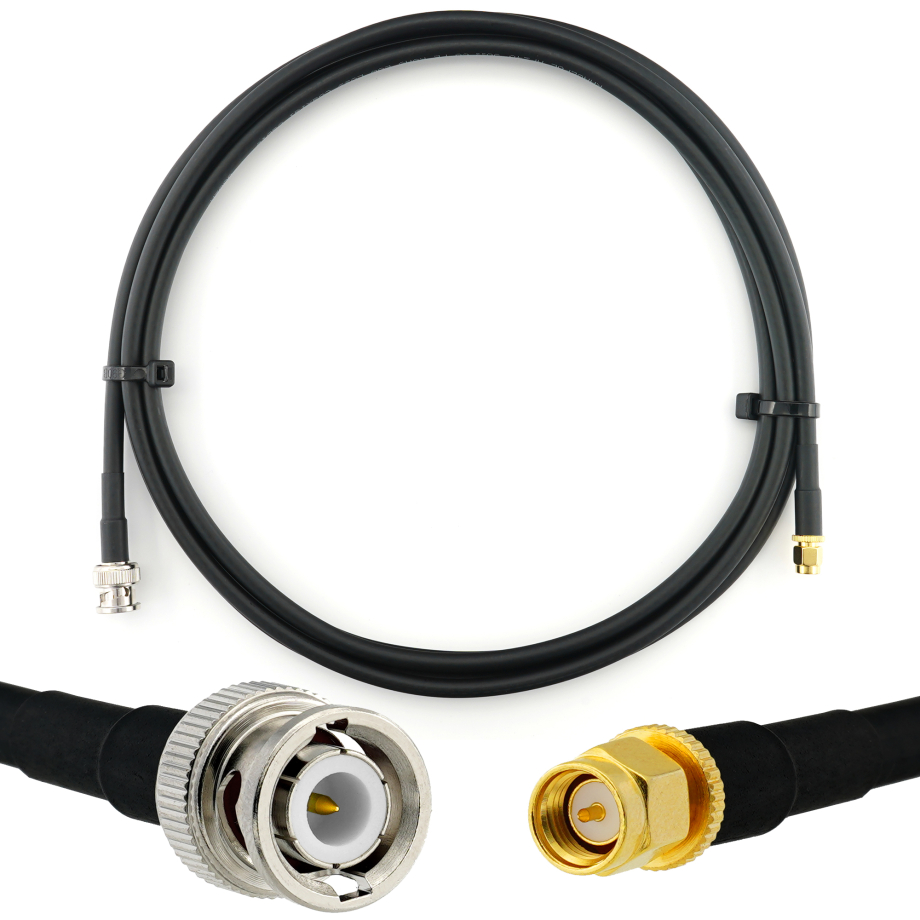 BNC mâle vers SMA mâle 3m câble coaxial — HF240 (équivalent à LMR240)