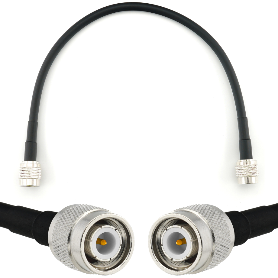 TNC mâle vers TNC mâle 30cm câble coaxial — HF240 (équivalent à LMR240)
