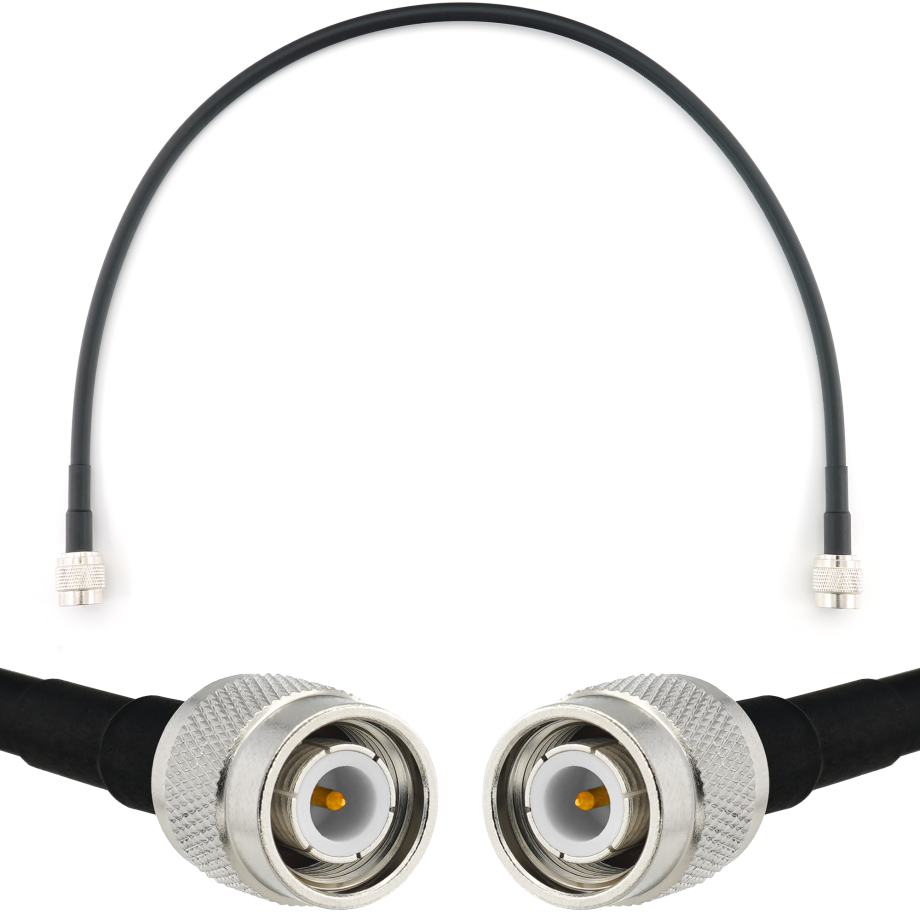 TNC mâle vers TNC mâle 50cm câble coaxial — HF240 (équivalent à LMR240)