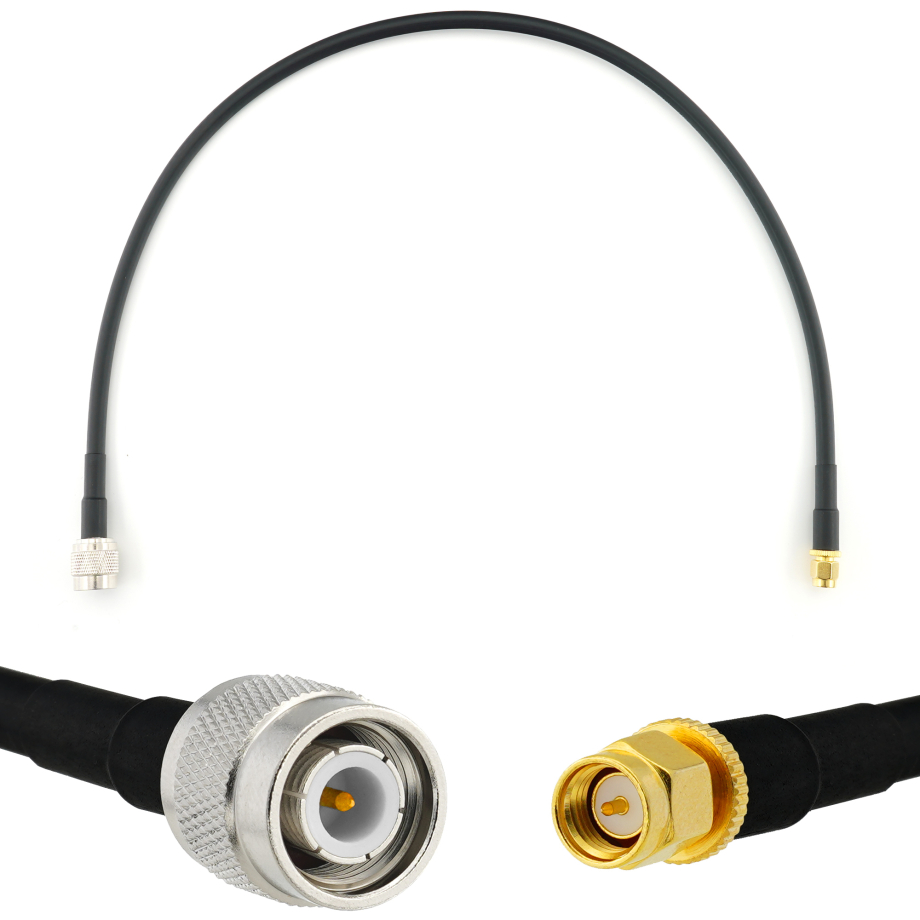 TNC mâle vers SMA mâle 50cm câble coaxial — HF240 (équivalent à LMR240)