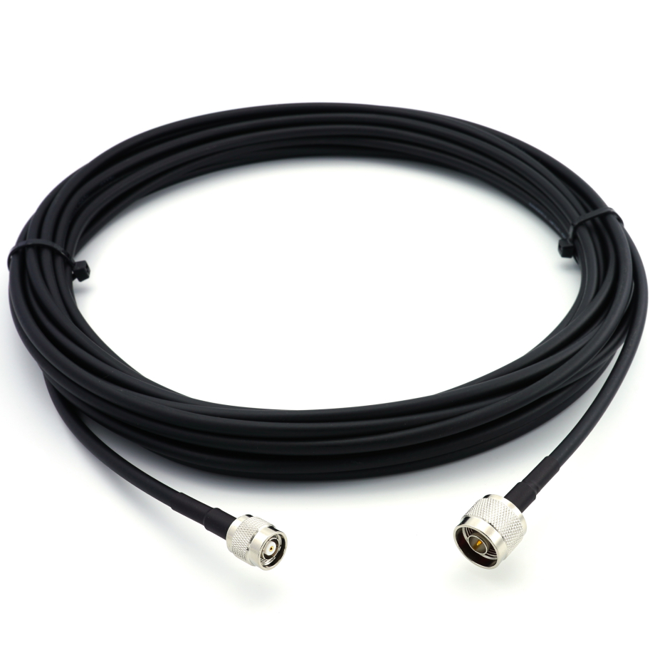 N mâle vers RP-TNC mâle 3m câble coaxial — HF240 (équivalent à LMR240)