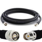 RP-TNC mâle vers RP-TNC femelle 20m câble coaxial — elastique HF-400-UF (équivalent à LMR400 UF UltraFlex)