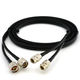 N mâle vers N femelle 5m câble coaxial double — HF240 (équivalent à LMR240)