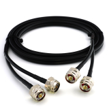 N mâle Hex vers N mâle Hex 5m câble coaxial double — HF240 (équivalent à LMR240)