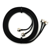 N mâle Hex vers N mâle Hex 5m câble coaxial double — HF240 (équivalent à LMR240)