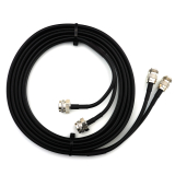 N mâle Hex vers N femelle 3m câble coaxial double — HF240 (équivalent à LMR240)