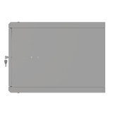 Armoire à Crémaillère 19" 6U, 450mm, Porte Vitrée, Gris